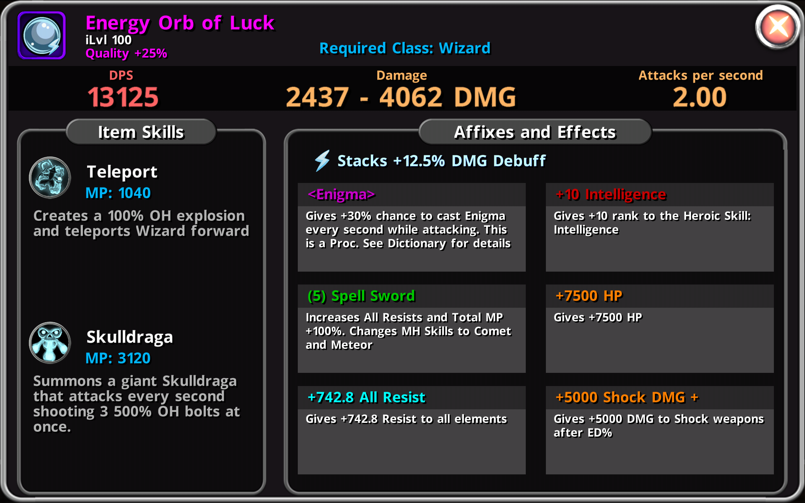 Menacing Mage Energy Ball's Code & Price - RblxTrade